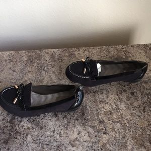 Black Suede and Leather Shoes